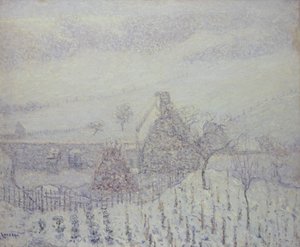 Snöstorm vid Hedouville av Gustave Loiseau