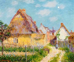 Stuga på Le Vaudreuil, 1903 av Gustave Loiseau