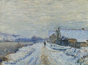 Effekten av snö i Tournedos, 1899 av Gustave Loiseau