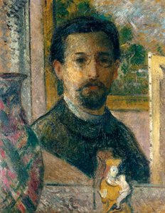 Självporträtt, ca 1916 av Gustave Loiseau