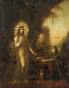 Kristus och Maria Magdalena av Gustave Moreau
