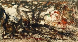 Bekämpa de centaures av Gustave Moreau