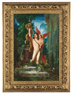 Jason och Eros, 1890-91 av Gustave Moreau