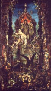 Jupiter och Semele av Gustave Moreau