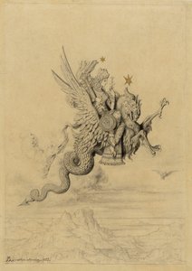 La Peri (mytologiskt ämne) av Gustave Moreau
