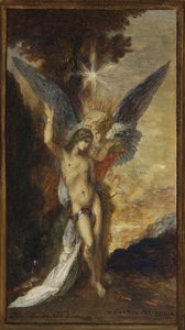 Moreau - Sankt Sebastian och ängeln, ca 1876 av Gustave Moreau