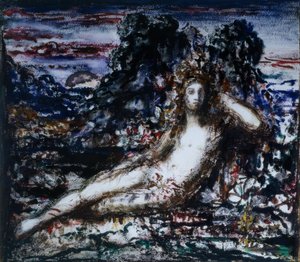 Narziss av Gustave Moreau