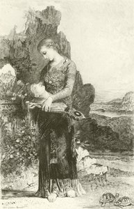 Orfeus (gravyr) av Gustave Moreau