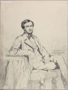Porträtt av Eugene Lacheurié av Gustave Moreau