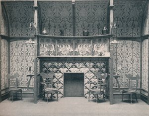 Inglenook designad av G. Serrurier, 1898 av Gustave Serrurier Bovy