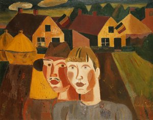 Ett par i en by; Le Couple au Village