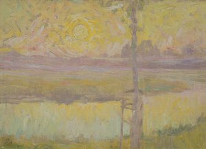 Jardin a Laethem-Saint-Martin, ca 1910 av Gustave de Smet