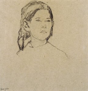 Flickhuvud, av Gwen John