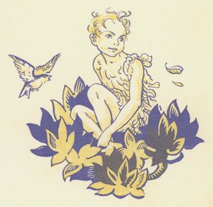 Peter Pan och Wendy: Peter Pan (färg litho)