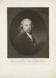 Porträtt av William V, Prins av Orange-Nassau av H.G. Does
