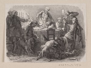 Illustration till "Allt på rätt plats" i H.C. Andersen, "Sagor och berättelser", volym 2 av H.P. Hansen