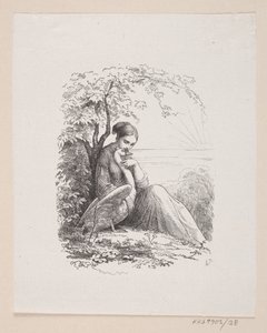 Illustration till "De vilda svanarna" i H.C. Andersen, "Sagor och berättelser", volym 1 av H.P. Hansen