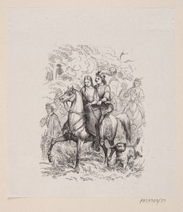 Illustration till "De vilda svanarna" i H.C. Andersen, "Sagor och berättelser", volym 1 av H.P. Hansen