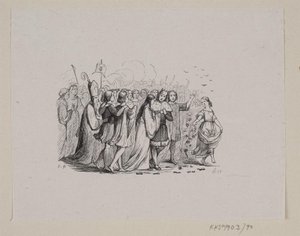 Illustration till "De vilda svanarna" i H.C. Andersen, "Sagor och berättelser", volym 1 av H.P. Hansen
