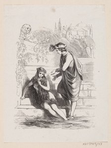 Illustration till "Den lilla sjöjungfrun" i H.C. Andersen, "Sagor och berättelser", volym 1 av H.P. Hansen