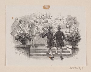 Illustration till "Fireworks" i H.C. Andersen, "Sagor och berättelser", volym 1 av H.P. Hansen