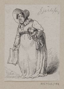 Illustration till "Heart Sorrow" i H.C. Andersen, "Sagor och berättelser", volym 2 av H.P. Hansen