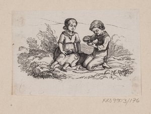 Illustration till "Ib och lilla Christine" i H.C. Andersen, "Sagor och berättelser", volym 2