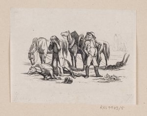 Illustration till "Lilla Claus och stora Claus" i H.C. Andersen, "Sagor och berättelser", volym 1 av H.P. Hansen