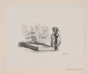 Illustration till "Granfamiljer" i H.C. Andersen, "Sagor och berättelser", volym 2 av H.P. Hansen