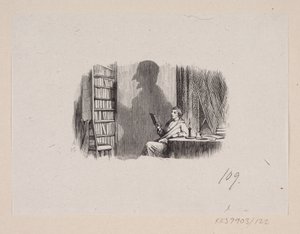 Illustration till "The Shadow" i H.C. Andersen, "Sagor och berättelser", volym 2