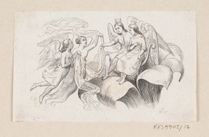 Illustration till "Tommelise" i H.C. Andersen, "Sagor och berättelser", volym 1 av H.P. Hansen