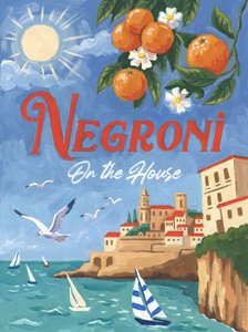 Italiensk kust-Negroni av HUGO