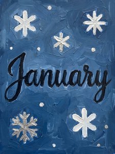 Januari – Vintersnöflingor av HUGO