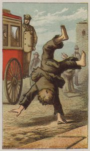 Street Boy (litho i färg) av H.W. (after) Petherick