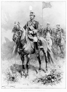 Hans kejserliga majestät Mutsuhito, kejsare av Japan (1852-1912) från The Illustrated London News, 16 januari 1904 av H.W. Koekkoek