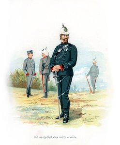 The 2nd Queens Own Rifles Kanada, c1890.
