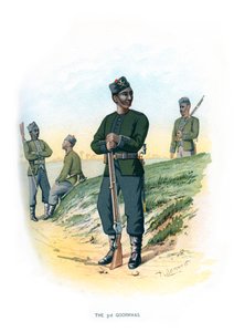 Den 3:e Gorkhas, c1890.