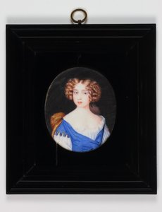Lady Catherine Cavendish (akvarell på veläng)
