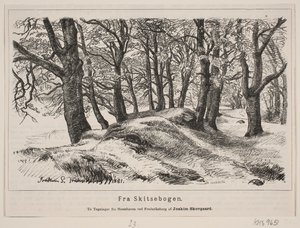 Från hästgården på Fredriksborg av H. C. Henneberg