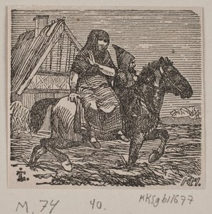 Illustration för "Barnmorskan och trollet"