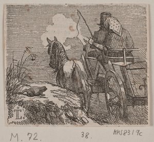 Illustration för "Barnmorskan och trollet" av H. C. Henneberg