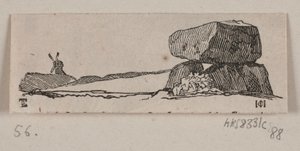 Illustration för "Stenmonumentet" av H. C. Henneberg