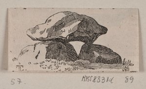 Illustration för "Stenmonumentet" av H. C. Henneberg