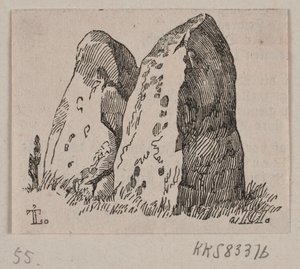 Illustration för "Stenmonumentet" av H. C. Henneberg