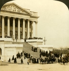Ankomst till Capitol...Invigning av Roosevelt, Washington, 1905.