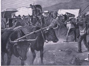 A hashed inspan, illustration från After Pretoria: The Guerilla War, 1902 av H. Dixon