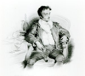Ernst Theodor Amadeus Hoffmann (1776-1822) av H. Dupont