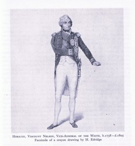 Horatio, Viscount Nelson, från British Adventure publicerad av Collins av H. Eldridge