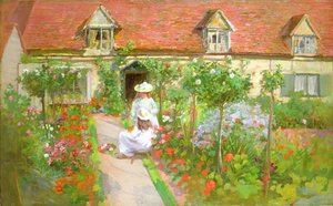 Stugaträdgård, sommar av H. Francis Bate