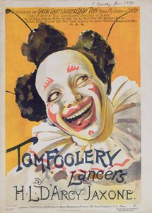 Främre omslaget till noten till "Tom Foolery Lancers", av H. L. D